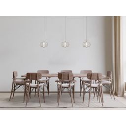 Italux Rabel lampa wisząca 1x5 W złota PND-344221-1-HBR