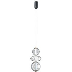 Italux Rabel lampa wisząca 1x10 W czarna PND-344221-3V-BK