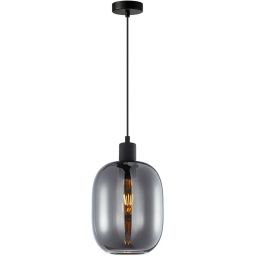 Italux Talia lampa wisząca 1x40 W czarna PND-36479A-1-BK-SG