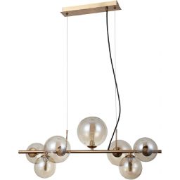 Italux Canello lampa wisząca 7x5 W złota PND-406007-7-HBR