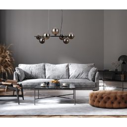 Italux Cabella lampa wisząca 7x5 W czarna PND-406007-7A-BCR