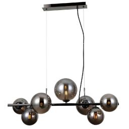 Italux Cabella lampa wisząca 7x5 W czarna PND-406007-7A-BCR