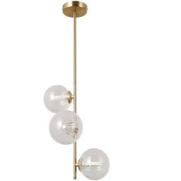 Italux Toledo lampa wisząca 3x5 W złota PND-40717-3-HBR