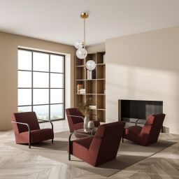 Italux Toledo lampa wisząca 3x5 W złota PND-40717-3-HBR