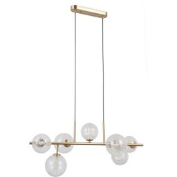 Italux Toledo lampa wisząca 7x5 W złota PND-40717-7-HBR