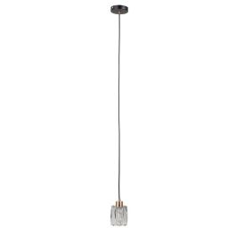 Italux Torno lampa wisząca 1x40 W czarna PND-40813-1-BK-HBR