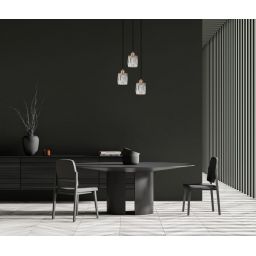 Italux Torno lampa wisząca 3x40 W czarna/złota PND-40813-3R-BK-HBR