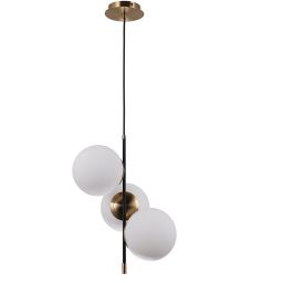 Italux Stelia lampa wisząca 3x5 W czarna PND-43660-3