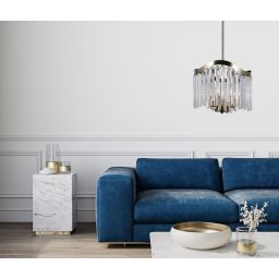 Italux Sabriga lampa podsufitowa 3x40 W brąz antyczny PND-44544-3