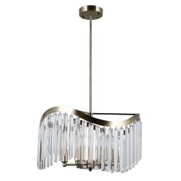Italux Sabriga lampa podsufitowa 6x40 W brąz antyczny PND-44544-6