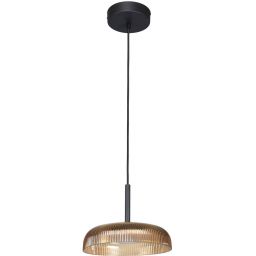 Italux Colle lampa wisząca 1x12 W bursztynowa PND-48529-BK-YLL