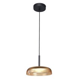 Italux Colle lampa wisząca 1x12 W bursztynowa PND-48529-BK-YLL