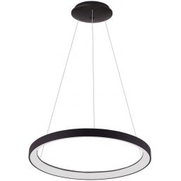 Italux Vico lampa wisząca 1x48 W czarna PND-53675-058RPC-BK-3KS4K-TRDIMM