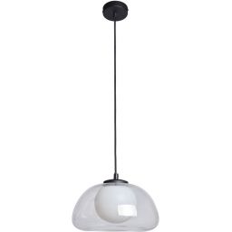 Italux Ainale lampa wisząca 1x7 W czarna PND-54637-1-BK-CL