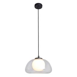 Italux Ainale lampa wisząca 1x7 W czarna PND-54637-1-BK-CL
