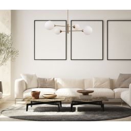 Italux Evora lampa podsufitowa 4x5 W mosiądz PND-55342-4-HB