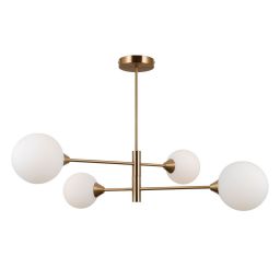 Italux Evora lampa podsufitowa 4x5 W mosiądz PND-55342-4-HB