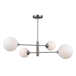 Italux Evora lampa podsufitowa 4x5 W nikiel satynowy PND-55342-4-SN