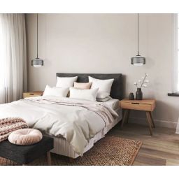 Italux Lomica lampa wisząca 1x40 W czarna PND-55456-1L-BK