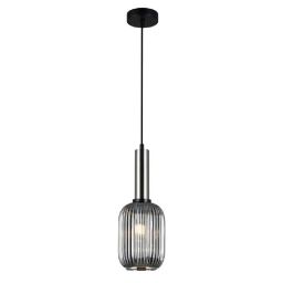 Italux Antiola lampa wisząca 1x40 W nikiel PND-5588-1M-SC+SG