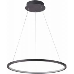 Italux Vinola lampa wisząca 1x38 W czarna PND-56135B-060RPC-BK-3KS4K-TRDIMM