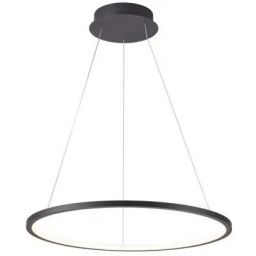 Italux Vinola lampa wisząca 1x48 W czarna PND-56135B-080RPC-BK-3KS4K-TRDIMM