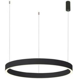 Italux Brasco Down lampa wisząca 1x40 W czarna PND-56215-060RPP-BK-3KS4K-TRDIMM