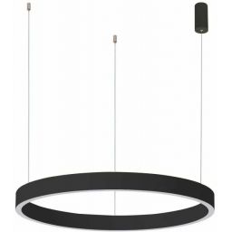 Italux Brasco Down lampa wisząca 1x60 W czarna PND-56215-080RPP-BK-3KS4K-TRDIMM