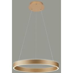 Italux Brasco Up Down lampa wisząca 1x60 W złota PND-56215D-060RPC-GD-3KS4K-TRDIMM