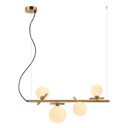 Italux Reverso lampa wisząca 4x25 W mosiądz PND-5622-4-BRO-W