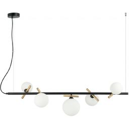 Italux Reverso lampa wisząca 5x25 W czarna PND-5622-5-BK-W