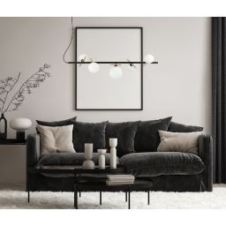 Italux Reverso lampa wisząca 5x25 W czarna PND-5622-5-BK-W