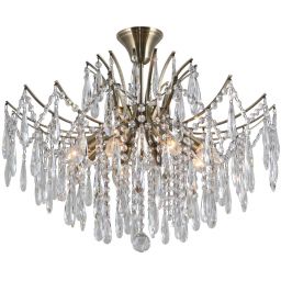 Italux Mallola lampa podsufitowa 4x40 W brąz antyczny PND-56808-8