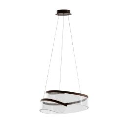 Italux Rustin lampa wisząca 1x45 W brązowa PND-58728-45W-3K