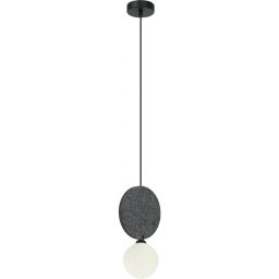 Italux Andrea lampa wisząca 1x25 W czarna/szary PND-59779-1M-GR