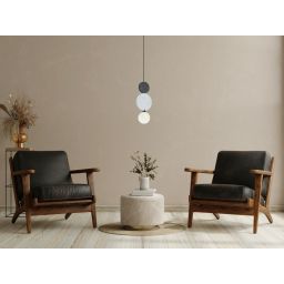 Italux Andrea lampa wisząca 1x25 W czarna/szary PND-59779B-1M-MLTI