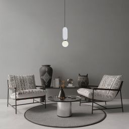 Italux Lorenzo lampa wisząca 1x25 W szary PND-59815-1-LGR