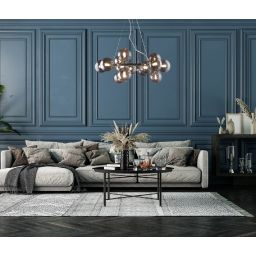 Italux Marbelio lampa wisząca 15x5 W chrom PND-6161-15 CH+SM