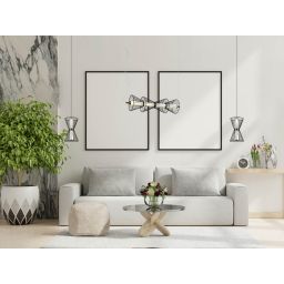 Italux Sanke lampa wisząca 1x8 W czarna PND-63849-2-BK