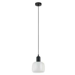 Italux Lamezia lampa wisząca 1x40 W czarna PND-67594-1-BK+CL