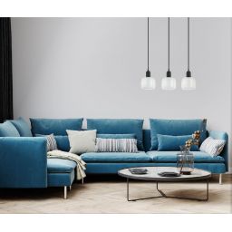 Italux Lamezia lampa wisząca 3x40 W czarna PND-67594-3-BK+CL