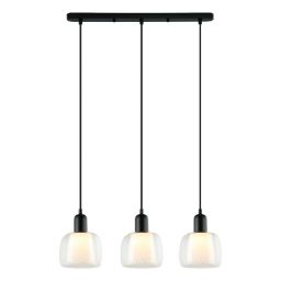 Italux Lamezia lampa wisząca 3x40 W czarna PND-67594-3-BK+CL