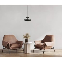 Italux Marina lampa wisząca 1x40 W czarna PND-73221-1L-GR