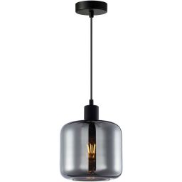 Italux Maluna lampa wisząca 1x40 W czarna PND-74920-1-BK-SG