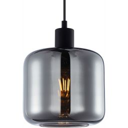 Italux Maluna lampa wisząca 1x40 W czarna PND-74920-1-BK-SG
