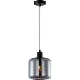 Italux Maluna lampa wisząca 1x40 W czarna PND-74920-1-BK-SG