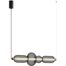 Italux Marco lampa wisząca 1x16 W czarna PND-84283-4-BK