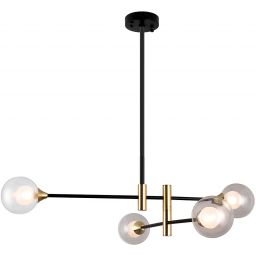 Italux Marino lampa podsufitowa 4x25 W czarna PND-9148-4