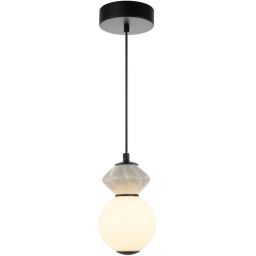 Italux Balos lampa wisząca 1x5 W czarna PND-94921-1A-BK