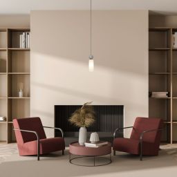 Italux Santos lampa wisząca 1x40 W czarna PND-95331-1-BK